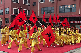 嵩山少林武术学校学生海外表演、教学